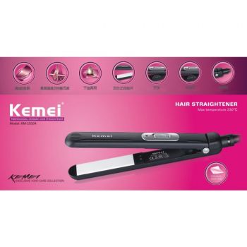 Professional Ceramic Hair Straightener KM-19104 - Hair Straightners - Best Price in Pakistan - HitShop.pk